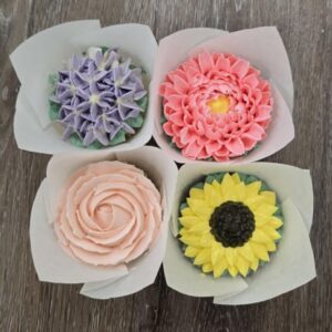 Floral Cupcakes - 1 Dozen